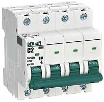 Выключатель автоматический DEKraft ВА-103 4п 2А C 6кА картинка